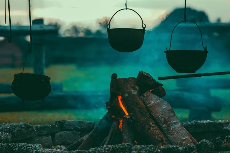 Family cooking together